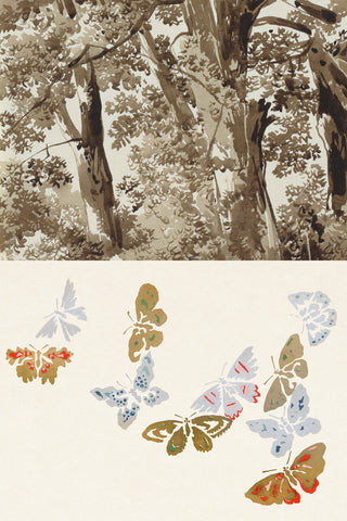 Duo: Sepia Butterfly - Allbright House
